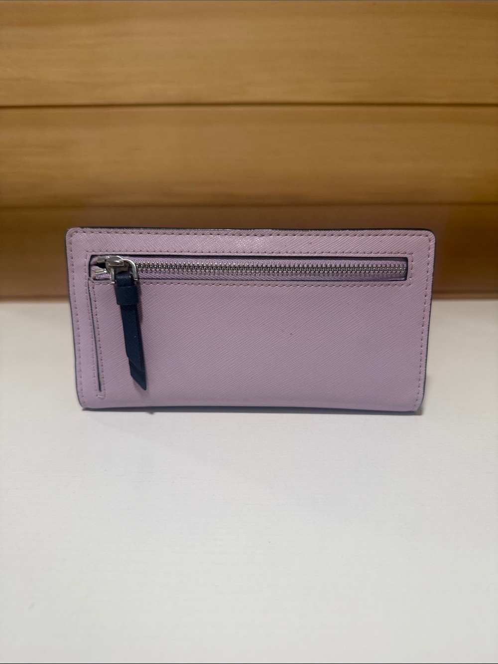 kate spade Two-Tone Navy and Lavender Wallet - Picture 3 of 5